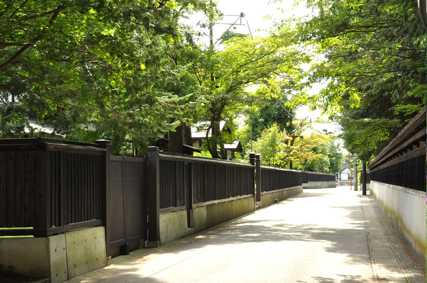 羽黒町武家屋敷通り